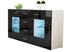 "Элит 34" комод с глянцевым фасадом.