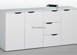 "Элит 56" комод с глянцевым фасадом.