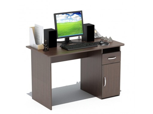 Письменный стол СПМ-03 (цвет Венге) ф-ка Сокол