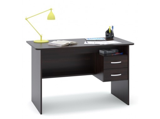 Письменный стол СПМ-07 со встроенной тумбой (цвет Венге) ф-ка Сокол