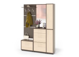 Прихожая ВШ-5+ТП-1+ПЗ-4+ТП-4 ф-ка Сокол 25 890 Р. в Вира Мебель Прихожая ВШ-5+ТП-1+ПЗ-4+ТП-4 ф-ка Сокол