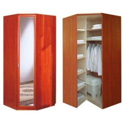 Угловой шкаф однодверный МДФ