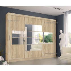 шкаф купе Эконом №20с зеркалами