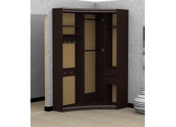 "Прадо" асиметричный радиусный шкаф купе