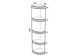 шкаф купе "Радион" радиусный