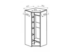 Угловой шкаф