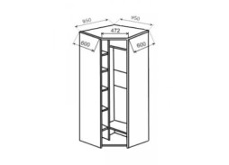 Угловой шкаф