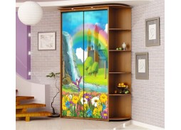 Шкаф купе с фотопечатью "Миллениум Ф 2,4" 14 600 Р. в Вира Мебель Шкаф купе с фотопечатью "Миллениум Ф 2,4"