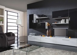  "Глянец-Люкс №6" стенка в гостиную с глянцевым фасадом