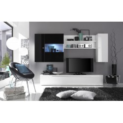 Глянец-Люкс №17 стенка с глянцевым фасадом