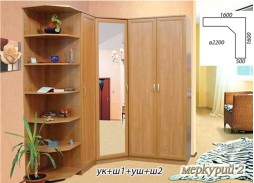 угловой шкаф "Меркурий 2"