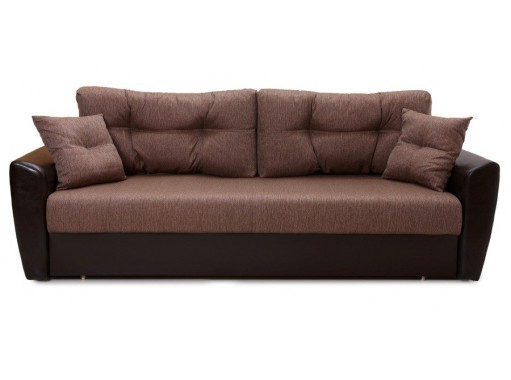 "Амстердам" диван еврокнижка (коричневый)
