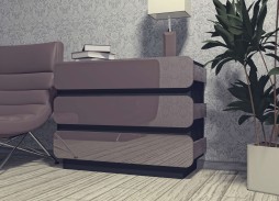 "Модерн 8" глянцевый комод  24 250 Р. в Вира Мебель "Модерн 8" глянцевый комод