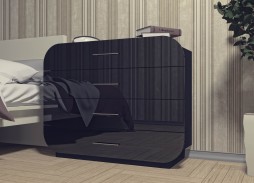 "Модерн 11" глянцевый комод  20 650 Р. в Вира Мебель "Модерн 11" глянцевый комод