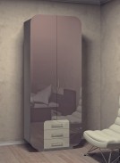 "Модерн 3" глянцевый распашной шкаф