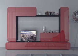 "Модерн 6" глянцевая стенка 40 450 Р. в Вира Мебель "Модерн 6" глянцевая стенка