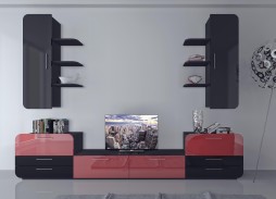 "Модерн 2" глянцевая стенка 40 300 Р. в Вира Мебель "Модерн 2" глянцевая стенка