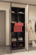 "Модерн 2" глянцевый распашной шкаф