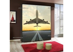 "Иллюзия 5" шкаф купе с фотопечатью  14 450 Р. в Вира Мебель "Иллюзия 5" шкаф купе с фотопечатью