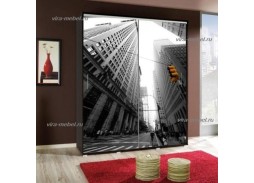 "Иллюзия 7" шкаф купе с фотопечатью  14 450 Р. в Вира Мебель "Иллюзия 7" шкаф купе с фотопечатью