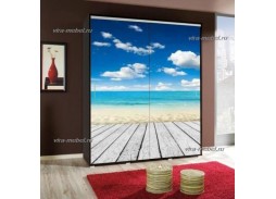 "Иллюзия 9" шкаф купе с фотопечатью  14 450 Р. в Вира Мебель "Иллюзия 9" шкаф купе с фотопечатью