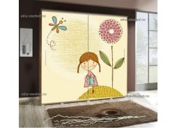 "Иллюзия 21" шкаф купе с фотопечатью 