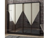 Фортуна 22 шкаф купе мдф, четырёхдверный