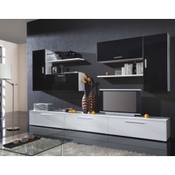  Глянец-Люкс №6 стенка в гостиную с глянцевым фасадом