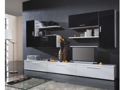  "Глянец-Люкс №6" стенка в гостиную с глянцевым фасадом