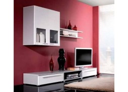 "Глянец 37" гостиная с глянцевыми фасадами