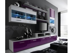 "Глянец 36" гостиная с глянцевыми фасадами