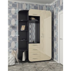 Модерн 5 прихожая с глянцевым фасадом