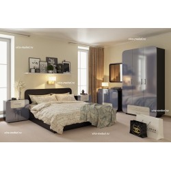 Модерн Люкс 5 глянцевый спальный гарнитур