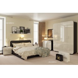 Модерн Люкс 4 глянцевый спальный гарнитур