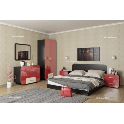 Модерн Люкс 1 глянцевый спальный гарнитур