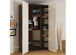 "Эконом 1" классический угловой шкаф 