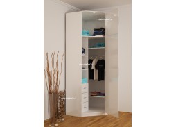 "Эконом 7" классический угловой шкаф с антресолью