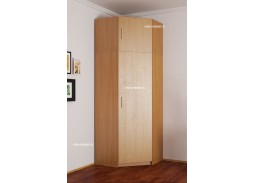 "Эконом 8" однодверный угловой шкаф с антресолью