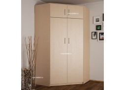 "Эконом 13" двухдверный распашной угловой шкаф с антресолью
