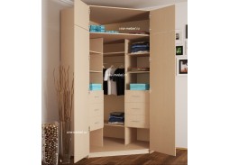 "Эконом 18" угловой шкаф с антресолью