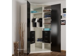 "Эконом 19" угловой шкаф с глянцевым фасадом