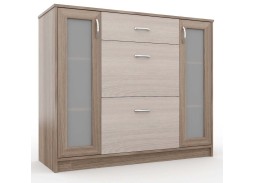 Комод 2,3 стеклодвери
