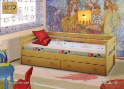 "Саша 2" детская кровать 17 700 Р. в Вира Мебель "Саша 2" детская кровать
