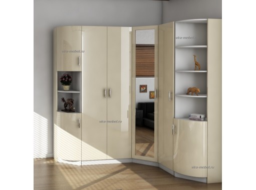  "Меркурий-Люкс 13" набор шкафов с радиусными дверями
