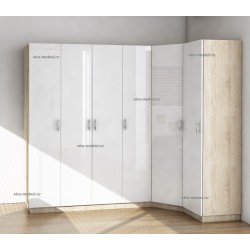 Меркурий-Люкс 4 глянцевый набор шкафов