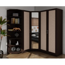 Меркурий-2 рейка шкаф угловой с наборной планкой