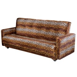 диван книжка Леопард велюр эконом