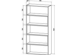 Стеллаж "Фрегат" (h 1600) ф-ка ВМФ