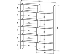 Стеллаж "Фрегат" (h 1992) ф-ка ВМФ