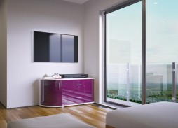 Тумба ТВ радиусная №11